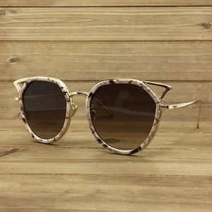 O2 Eyewear 7044 Premium Cateye Sunglasses(BR)